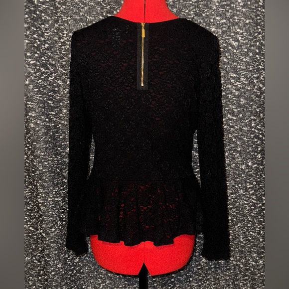 Joseph Ribkoff lace Peplum top - Picture 2 of 4